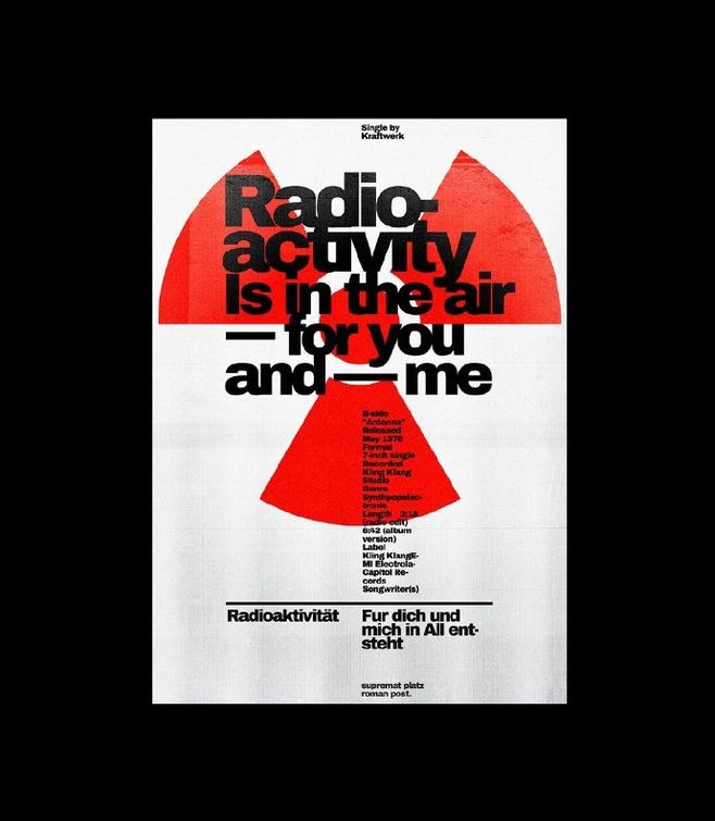 一組紅黑搭配平面版式設計作品